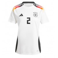 Deutschland Antonio Rudiger #2 Fußballbekleidung Heimtrikot Damen EM 2024 Kurzarm